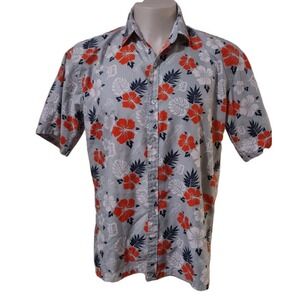 Detroit Tigers Visit Central Florida Hawaiian Shirt Mens Size Large Short Sleeve